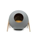 Giỏ đựng mèo màu xám nhạt